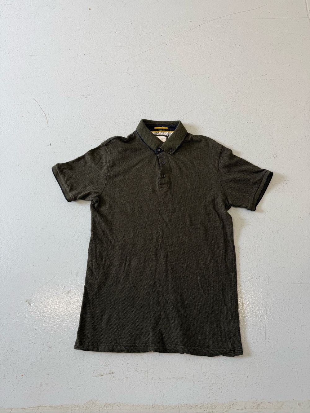 Denim & Flower Olive Green Short-Sleeve Polo